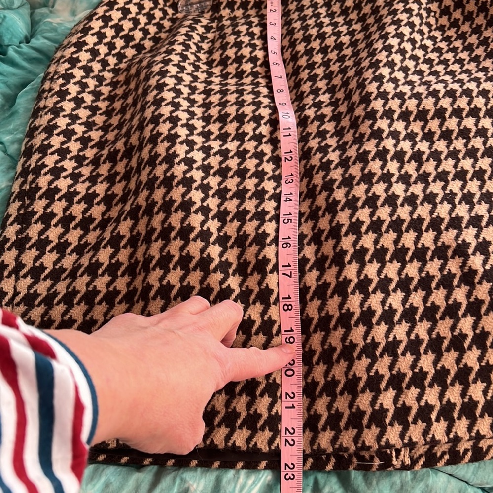 Talbots woman size 16W wool skirt camel chocolate NWOT - Picture 2 of 11